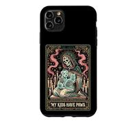 Carcasa para iPhone 11 Pro MAX Tarjeta de Tarot para Amantes de Las Mascotas con diseño de Esqueleto de My Kids Have