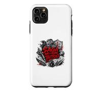 Carcasa para iPhone 11 Pro MAX Tatuaje De Tinta Y Runa Saga Viking Norse Raven