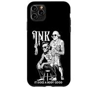 Carcasa para iPhone 11 Pro MAX Tatuaje Lincoln Washington Tinta Divertida entintada Hace Bien un Cuerpo