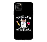 Carcasa para iPhone 11 Pro MAX Teacher Llama Ain't Got Time for The Drama Teachers