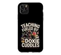 Carcasa para iPhone 11 Pro MAX Teaching Fueled by Doxie Cuddles profe teckel Escuela