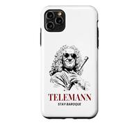 Carcasa para iPhone 11 Pro MAX Telemann Stay Baroque Funny Compositor de música clásica