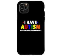 Carcasa para iPhone 11 Pro MAX Tengo Autismo ¿Cuáles Son Tus superpoderes Conciencia sobre el Autismo