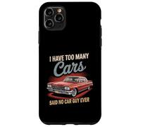 Carcasa para iPhone 11 Pro MAX Tengo demasiados Coches dijeron Que ningún Chico de Coches Nunca Racing Gear Lover