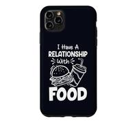Carcasa para iPhone 11 Pro MAX Tengo una relación con la Comida Humor Divertido Amantes de la Comida rápida