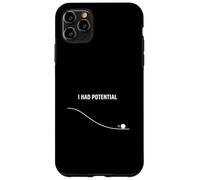 Carcasa para iPhone 11 Pro MAX Tenía energía potencial Cita Divertida Ciencia sarcástica Nerd