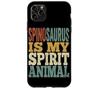 Carcasa para iPhone 11 Pro MAX Texto Retro de Spinosaurus Is My Spirit Animal