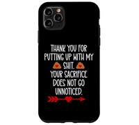 Carcasa para iPhone 11 Pro MAX Thank You for Putting Up with My Shit Funny Coworker Work