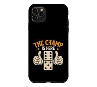 Carcasa para iPhone 11 Pro MAX The Champ Is Here Dominó King Domino Player Tile Lover