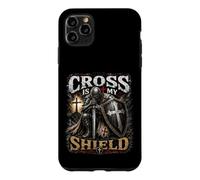 Carcasa para iPhone 11 Pro MAX The Cross Is My Shield Christian Warrior Design Armor of God