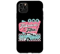 Carcasa para iPhone 11 Pro MAX The Fifties 1950s Car Music Checkerboard Rockabilly Sock Hop