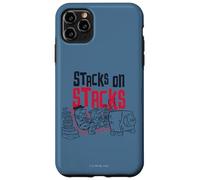 Carcasa para iPhone 11 Pro MAX The Flintstones Fred Barney Stacks on Stacks