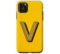 Carcasa para iPhone 11 Pro MAX The Letter V Fun Big and Bold for Eventos Family Teams Group
