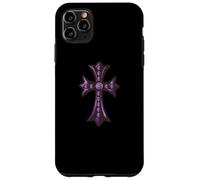 Carcasa para iPhone 11 Pro MAX The Pave Diamonds Amethyst Cross