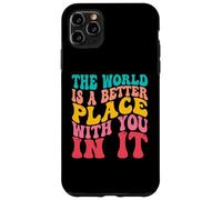 Carcasa para iPhone 11 Pro MAX The World Is A Better Place with You In It Men Women Costume