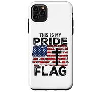 Carcasa para iPhone 11 Pro MAX This Is My Pride Flag Jesus Cross USA American 4 of July