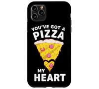 Carcasa para iPhone 11 Pro MAX Tienes una Pizza de mi corazón, Divertida Amante del día de San Valentín