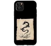 Carcasa para iPhone 11 Pro MAX Tinta Dragón Zen Flow Japonés Sumi Art
