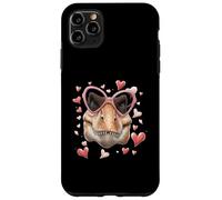 Carcasa para iPhone 11 Pro MAX Tiranosaurio Tiranosaurio Rex Corazón de San Valentín T-Rex