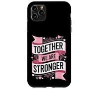 Carcasa para iPhone 11 Pro MAX Together We Are Stronger Retro Banner Solidaridad Cita