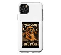 Carcasa para iPhone 11 Pro MAX Too Cool For The Dog Park Funny Golden Retriever Diseño