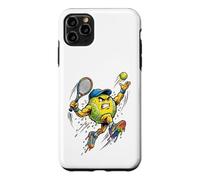 Carcasa para iPhone 11 Pro MAX Top Spin Tennis Ball Ice Cream Drip Rainbow Racket Colorful