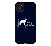 Carcasa para iPhone 11 Pro MAX TOSA Inu Dog My Heartbeat EKG Perros Mi Cardio