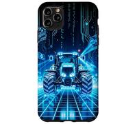 Carcasa para iPhone 11 Pro MAX Tractor Agricultor Agricultura Azul Original