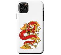 Carcasa para iPhone 11 Pro MAX Traditional Zodiac Lucky Red Oriental Chinese Dragon