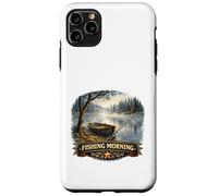 Carcasa para iPhone 11 Pro MAX Tranquilo Lakeside Angler Amanecer Escape Wilderness