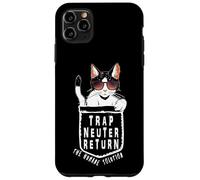 Carcasa para iPhone 11 Pro MAX Trap Neuter Return (TNR) The Humane Solution Bolsillo para Gatos