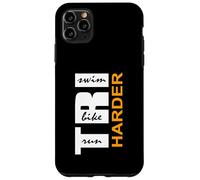 Carcasa para iPhone 11 Pro MAX Triathlon Tri Harder Swim Bike Run Triathlon Gear