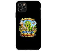 Carcasa para iPhone 11 Pro MAX Triceratops Mi Dinosaurio Favorito