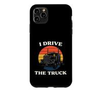 Carcasa para iPhone 11 Pro MAX Truck Driver I Drive The Truck Retro Big Rig