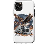 Carcasa para iPhone 11 Pro MAX Truck Driver Trucker Camiseta Hombre Papá Big Rig American