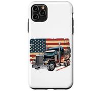 Carcasa para iPhone 11 Pro MAX Truck Driver Trucker Camiseta Hombre Papá Big Rig American