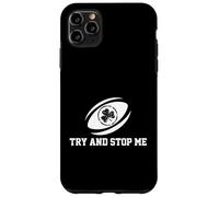 Carcasa para iPhone 11 Pro MAX Try and Stop Me, Jugador de Rugby, aborda Deportes de Scrum
