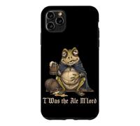 Carcasa para iPhone 11 Pro MAX T'was The Ale M'Lord Funny Drunk Frog Beer Weird Medieval