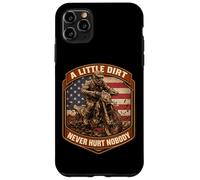 Carcasa para iPhone 11 Pro MAX Un Poco de Suciedad Nunca Hace daño a Nadie, piloto de Motocross American MX