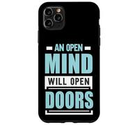 Carcasa para iPhone 11 Pro MAX Una Mente Abierta abrirá Puertas | Mentalidad Motivacional