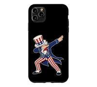 Carcasa para iPhone 11 Pro MAX Uncle Sam Dabbing Funny 4 de Julio American Patriotic
