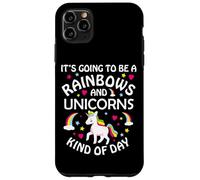 Carcasa para iPhone 11 Pro MAX Unicorn Girls Funny It's Going to be a Rainbows and Unicorns