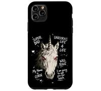 Carcasa para iPhone 11 Pro MAX Unicornio Ojos Rojos Mal Estilo Callejero Vibraciones