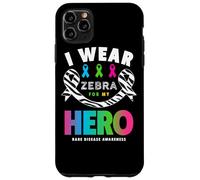 Carcasa para iPhone 11 Pro MAX Uso Cebra para mi héroe Día de concienciación sobre Enfermedades Raras 2026