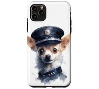 Carcasa para iPhone 11 Pro MAX Valiant Puppy Police - Reloj de Perro Chihuahua
