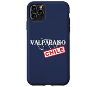 Carcasa para iPhone 11 Pro MAX Valparaiso Chile Arte Vintage - Recuerdo de Viaje Sudamérica