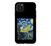 Carcasa para iPhone 11 Pro MAX Van Gogh Noche Estrellada Luna Polilla Pintura Arte