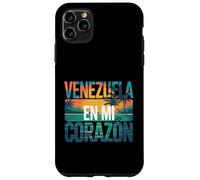 Carcasa para iPhone 11 Pro MAX Venezuela en mi Corazón Orgulloso Raíces Venezolanas Latino