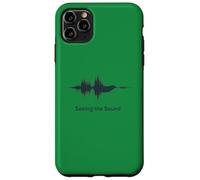 Carcasa para iPhone 11 Pro MAX Ver la frecuencia de la Forma de Onda del Audio del pájaro sonoro