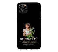 Carcasa para iPhone 11 Pro MAX Verso bíblico Cristiano de Rooted In Christ Lovely Lady & Lilly